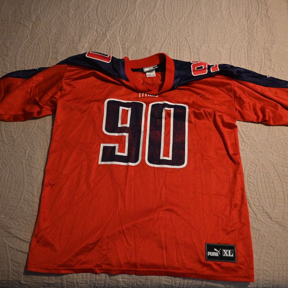Puma Titans jersey #90 Kearse Red blue and white  Size XL